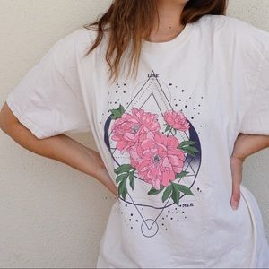 Cosmic Flowers Tee by UO